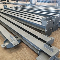 Bâtiment d'élevage de poulets en structure métallique galvanisée préfabriquée pour ferme avicole et hangar de stockage