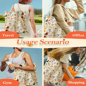 סגנון בלתי מנוצח לתפוס את תשומת הלב עם מבצעים של תיקי בד בלתי עמידים עם מחיר מפעל הנחה שקיות קניות - Product Image 5