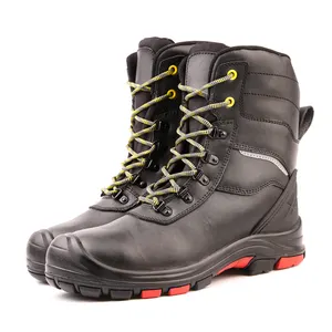 Sapatos de biqueira de aço para homens botas de trabalho sapatos táticos de segurança camuflagem sapatos de segurança de tornozelo alto
