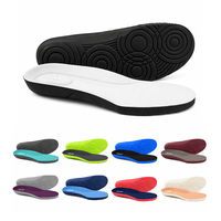 Semelle intérieure classique respirante en maille, confortable, avec support de voûte plantaire en mousse PU de qualité supérieure et coussin en mousse à mémoire de forme pour chaussures de sport et usage quotidien