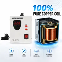 Stabilisateur d'appareils électroménagers 1500VA-3000VA, régulateur de tension automatique pour réfrigérateur, téléviseur, ordinateur avec protection contre les surtensions
