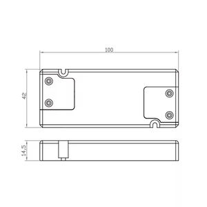 Controlador LED de Voltaje Constante de Larga Duración, Entrada 0-6W/12W, Salida 12/24V, Plástico, Alta Eficiencia, Certificado CE, Fijación - Product Image 3