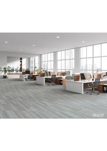 Dalles de moquette texturées polyvalentes pour salles de réception, à motifs personnalisés, pour une application complète, une optimisation de l'espace et des économies, idéales pour les entreprises. - Product Image 3