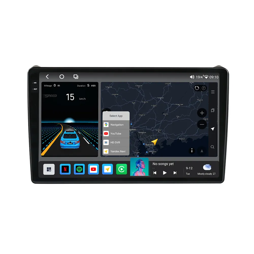 MEKEDE M6 Radio Multimedia 3D Android, Radio Multimedia untuk Opel Agila Suzuki Splash Ritz dengan pemutar Stereo Auto play mobil