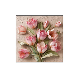 <span class=keywords><strong>Peinture</strong></span> murale <span class=keywords><strong>de</strong></span> style rétro français, motif floral rose et tulipe, vue sur la <span class=keywords><strong>mer</strong></span> au <span class=keywords><strong>coucher</strong></span> du <span class=keywords><strong>soleil</strong></span>, art mural <span class=keywords><strong>de</strong></span> luxe à suspendre pour la maison, salle à manger, chambre à <span class=keywords><strong>coucher</strong></span> - Product Image 6