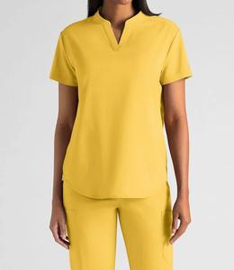 ملابس طبية نسائية مضادة للتجاعيد، مصنوعة من مواد ناعمة ومرنة، طقم سكراب لموظفي عيادات الأسنان - Product Image 6