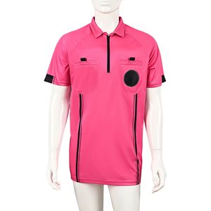 Maillot d'arbitre de football professionnel à manches courtes, respirant, anti-humidité, protection UV, grande taille, uniforme sportif unisexe - Product Image 4