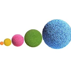 20mm 50mm 60mm Rubber Sponge Pipe Cleaning Ball for Concrete Pump