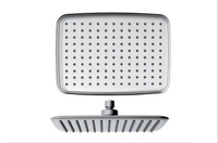 Système de douche moderne 1F652 en ABS avec inverseur, sortie unique, finition chromée, pommeau de douche pour salle de bain