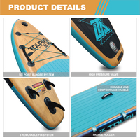 Planche à pagaie gonflable 11'x33''x6'' pour la vente en gros, planche à pagaie personnalisée, livraison directe (Dropshipping)