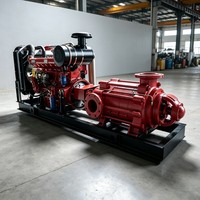 Pompe à eau mobile à moteur diesel 15 CV avec turbine en acier inoxydable haute pression pour drainage des mines de charbon, certifiée ISO9001 CE