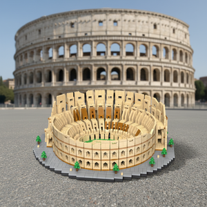 Série d'<span class=keywords><strong>architecture</strong></span> célèbre : <span class=keywords><strong>Colisée</strong></span> romain, mini blocs <span class=keywords><strong>de</strong></span> construction en plastique ABS, jouet <span class=keywords><strong>de</strong></span> construction pour adultes et enfants, cadeau - Product Image 4