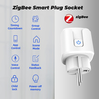 Adaptateur SMATRUL prise de courant EU FR Smart Life Tuya minuterie vocale Google Home Alexa 16A moniteur de puissance Smart Home Zigbee prise WIFI
