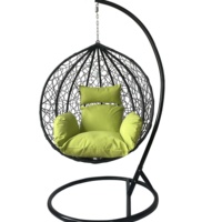Chaise suspendue ronde en forme d'œuf pour patio, prix d'usine bon marché