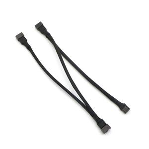 Angitu OEM 22awg 24AWG 마더 보드 인터넷 PWM 냉각 4 핀/3 핀 팬 수-암 전원 케이블 - Product Image 6