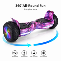 Trottinettes Électriques et Hoverboards Personnalisés en Gros à Bas Prix avec Lumières LED, 8,5 pouces, Tout-Terrain, 2 Roues, Auto-Équilibrés