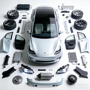 Parachoques Delantero YUCHI 2021-2025 para Tesla Model Y Sin Orificio 1493736-SO-A - Product Image 4