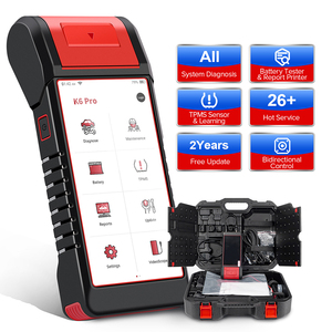 KINGBOLEN K6 Pro <span class=keywords><strong>TPMS</strong></span> <span class=keywords><strong>Sensor</strong></span> Herramientas de Diagnóstico <span class=keywords><strong>OBD2</strong></span> EOBD Escáner Lector de Código Actualización Gratuita Durante 2 Años 26 Restablece Herramientas Automotrices - Product Image 1
