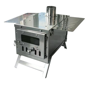 Warmfire Camping Pellet <b>Stove</b> Tent <b>Stove</b> Stainless Steel Folding <b>Stove</b> - Product Image 2