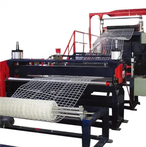 Maschine zur Herstellung von quadratischem Netz aus Kunststoff