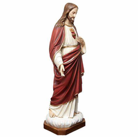 Sacré-Cœur de Jésus Christ Seigneur Catholique Cadeaux Religieux Fabriqué À La Main Résine Statue Figurine Personnalisé