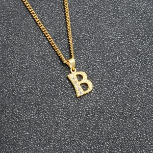 Jxx - Colgante de Letra Personalizado con Diamantes AAAA-Z, Latón Chapado en Oro de 24K de Alta Calidad, Joyería Moderna para Mujer con Circonita - Product Image 3