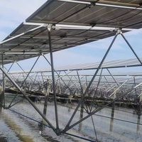 Système de montage photovoltaïque réglable en aluminium anodisé durable, résistant à la corrosion, support de montage solaire, système de support photovoltaïque en métal