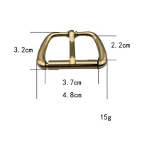 Boucle carrée en alliage de zinc de 37 mm avec axe rotatif, classique, tendance, multi-usages, de haute qualité, pour sacs, ceintures et accessoires de sac