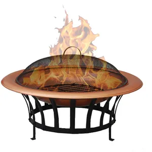 Quemador de madera de Metal para exteriores, calentador de acero para leña, carbón, fuego, chimenea