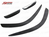 Ailerons avant en fibre de carbone de style BLACK SERIES pour MERCEDES BENZ Classe C W204 AMG C63 2011-2014