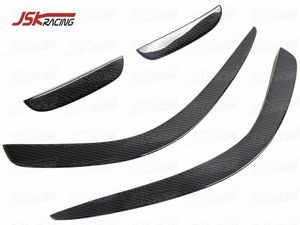 Canard paraurti anteriori in fibra di carbonio stile <span class=keywords><strong>serie</strong></span> nera per 2011-2014 <span class=keywords><strong>MERCEDES</strong></span> BENZ C-CLASS W204 <span class=keywords><strong>AMG</strong></span> C63 - Product Image 6