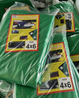 Bâche de camion et tente de voiture en tissu tricoté uni enduit de PE de haute qualité 130GSM 100% imperméable