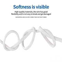 Sauerstofffreier Kupferkern Mehradriges RVVB PVC-Isoliertes 450/750V Flachparallel-Isoliertes Kabel Weiß Haushalt Doppelader 2*4mm