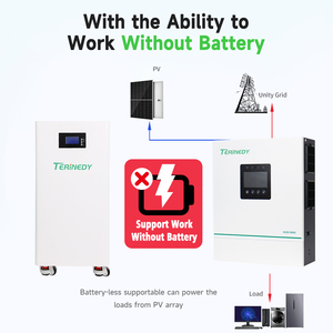 12kw 48v IP21 ระบบไฮบริดพลังงานแสงอาทิตย์แบบคลื่นไซน์บริสุทธิ์ พร้อมระบบ MPPT คู่ และเอาต์พุตคู่ รุ่น HE200-12000-F กำลังขับสูง 11  ไม่ใช้แบตเตอรี่ - Product Image 1