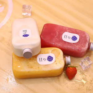 ขวดน้ำดื่มพลาสติกใสสำหรับสัตว์เลี้ยงขนาด100มล. 250มล. 300มล. 350มล. 400มล. 500มล. - Product Image 5