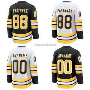 Groothandel Hoge Kwaliteit Boston Bruins David Pastrnak Amerikaans Canada IJshockey Jersey Op Maat Heren Borduurwerk Hockey Uniform - Product Image 1