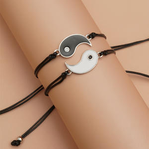 Bracelets d'amitié équilibre des huit trigrammes Yin et Yang, philosophie classique chinoise du Taoïsme, pour les meilleurs amis - Product Image 5