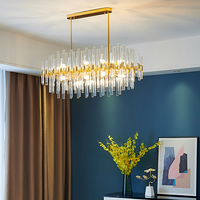 Lustre en cristal nordique chambre lustre de plafond salon lumière salle à manger plafonnier cuisine pendentif lumière décor à la maison