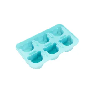Hot Selling Wholesale Factory DIY Customized Cute Various Shapes Ice Tray Silicone Mold Ice Cream Mold With Lid