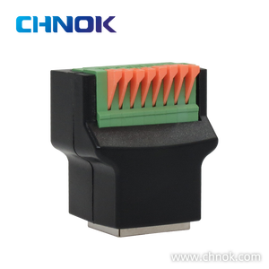 מחבר RJ45 8P8C נקבה, בלוק חיבור מסוג Keystone, דרגת תקשורת, זווית 90 מעלות, בעל תקן ISO9001 - Product Image 5