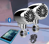 2024 Super étanche moto haut-parleur en alliage de Zinc moto stéréo USB MP3 lecteur Audio pour le service OEM