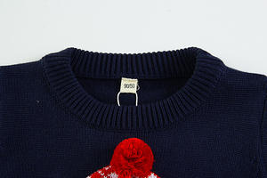 Children Christmas Funny Fancy Pullover Spring Autumn Knitting Pattern Sweater - Product Image 3