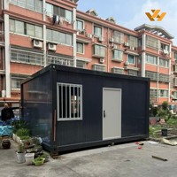 Module de maison conteneur préfabriquée ventilée de 20 pieds avec un design moderne, adapté à une utilisation résidentielle, hôtelière ou en supermarché.