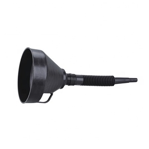 Dia 140mm plastic funnel for pertol diesel water oil flexible spout PP funnel
