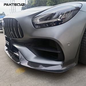 Kit carrosserie en fibre de carbone sèche Paktechz, becquet avant pour <span class=keywords><strong>Mercedes</strong></span> Benz AMG GT GTS <span class=keywords><strong>GTC</strong></span> 2017 - 2021 - Product Image 6