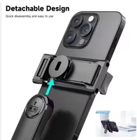 C17 4 pattes Mini Selfie Quadro Pod 1.63m Trépied de suivi du visage avec 360 Gimbal Balance Support de téléphone en alliage d'aluminium