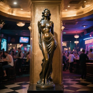 Бронзовая эротическая скульптура для женщин с новым дизайном - Product Image 4