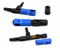 Adaptador de Fibra Óptica Monomodo ZAWEDA CT001 LC de Conexión Rápida para Redes FTTH 4G con 1 Año de Garantía