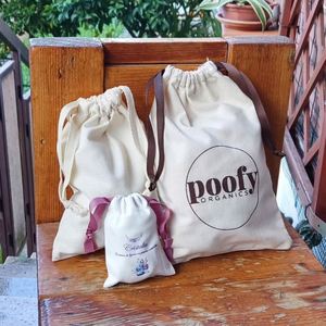 Factory Wholesale Durable Cotton Drawstring <b>Bag</b> Custom Logo Printed Drawstring <b>Bag</b> Canvas Jewelry <b>Bag</b> With Double Cotton <b>Strings</b> - Product Image 3