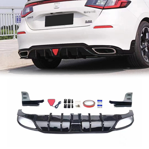 Accessoires automobiles Kit de carrosserie Diffuseur arrière en fibre de carbone Aileron arrière pour Honda Civic de 11 générations - Product Image 2